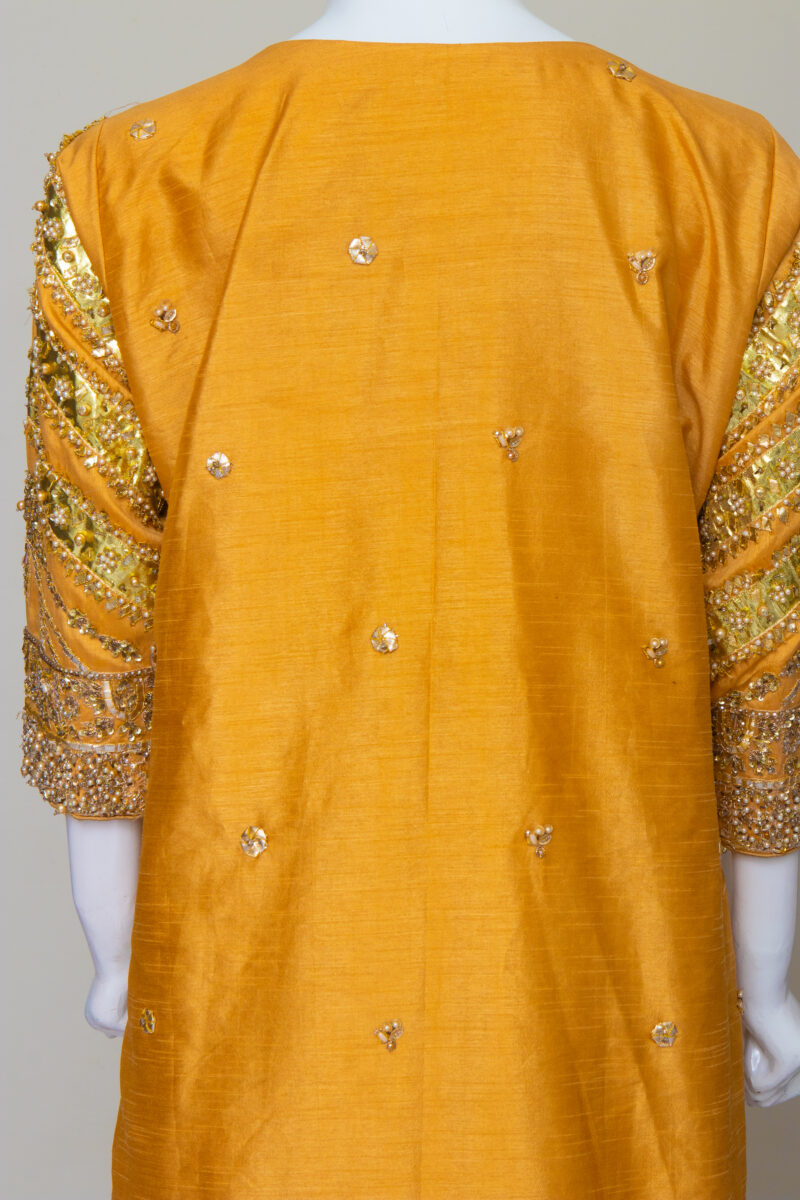 Mehendi Dress Shirt Gharara - Image 10