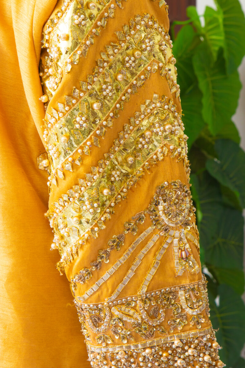 Mehendi Dress Shirt Gharara - Image 11