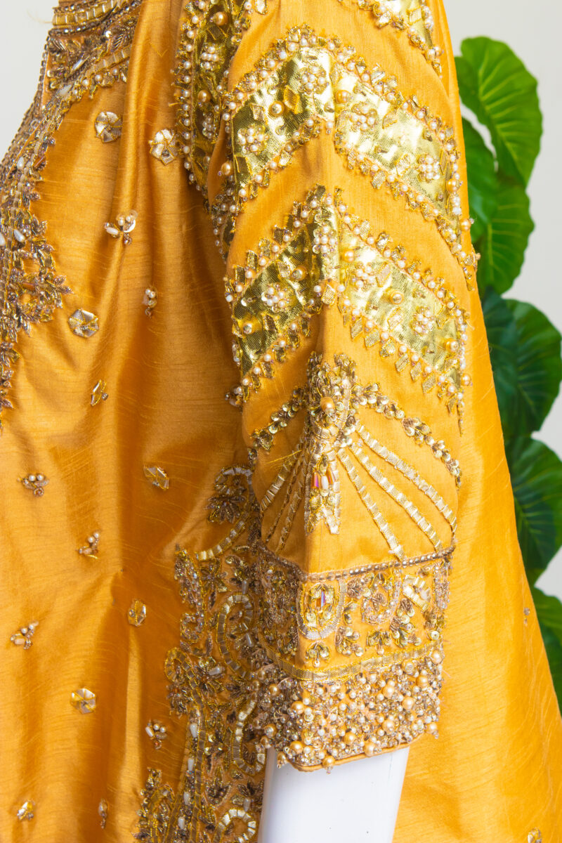 Mehendi Dress Shirt Gharara - Image 13