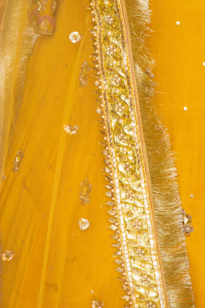 Mehndi Dress Lehnga Blouz - Image 3